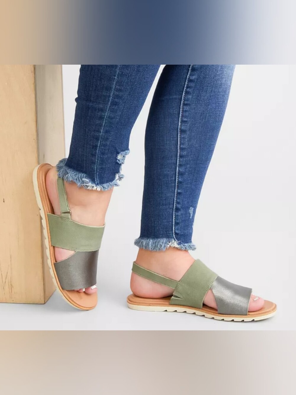 Sorel Ella II Slingback Sandals Size 10 Like New MSRP $85